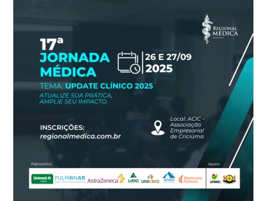 17ª Jornada Médica traz atualização clínica e troca de conhecimento em Criciúma