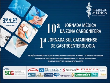 Jornada Médica da Zona Carbonífera inicia nesta sexta-feira